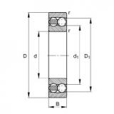 100 mm x 180 mm x 46 mm  FAG 2220-M  Self Aligning Rodamientos de bolas