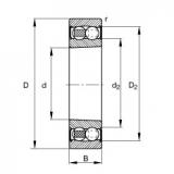 65 mm x 120 mm x 31 mm  FAG 2213-K-2RS-TVH-C3  Self Aligning Rodamientos de bolas